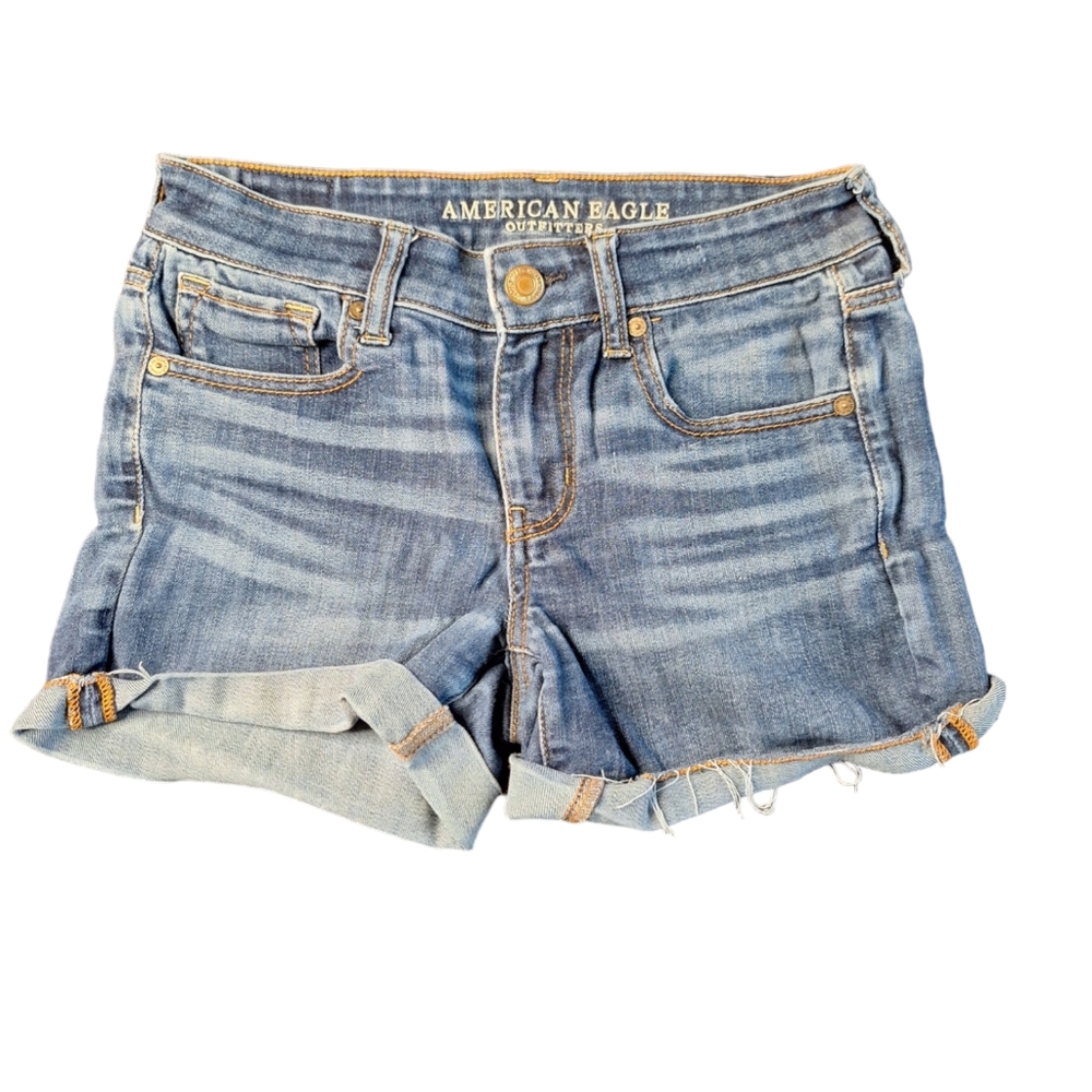 American Eagle Midi jean shorts